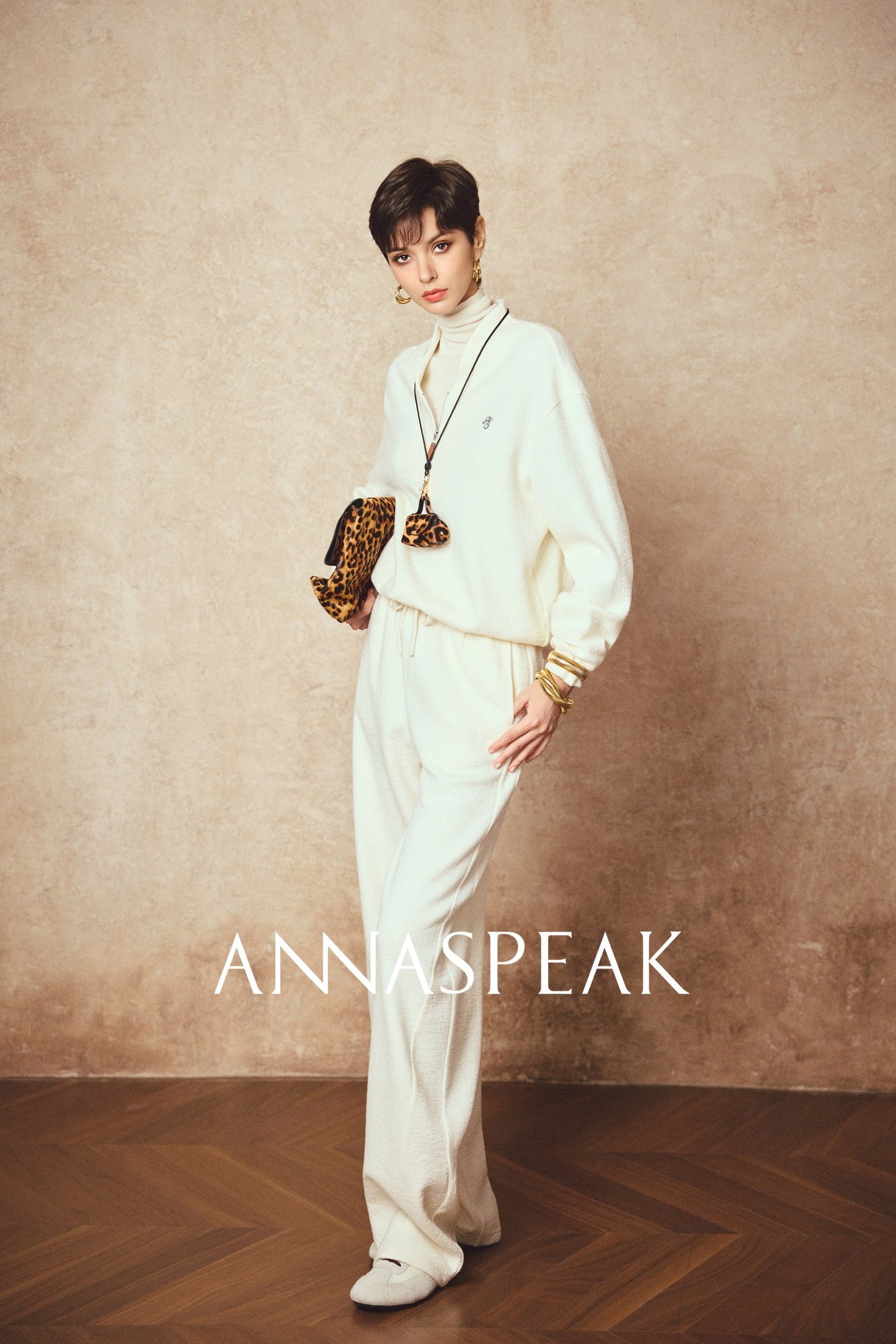 ANNASPEAK sweatshirt banana pants set-CHRIS.