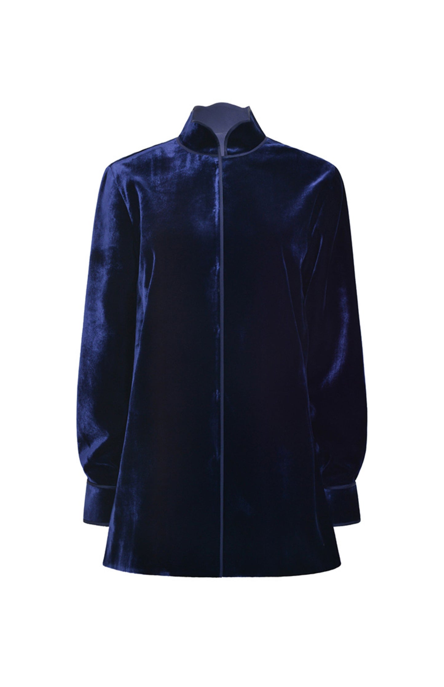 M essential Mackay designer butterfly jacquard blue vine and butterfly embroidery vest - DOME.