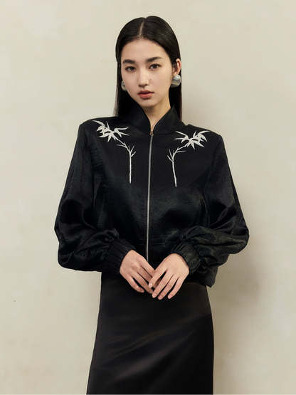 HECO 100% Acetate Long Sleeve Jacket Women - kyle.