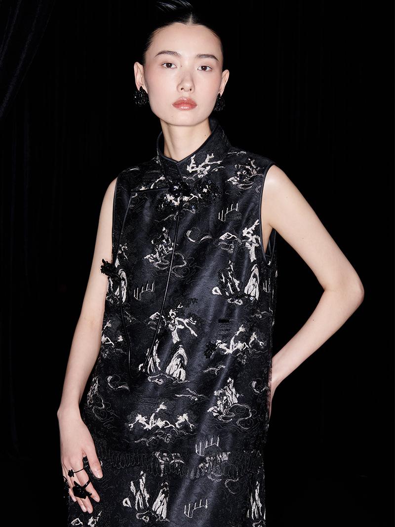 M essential Mackay designer beads vest skirt -  sieve.