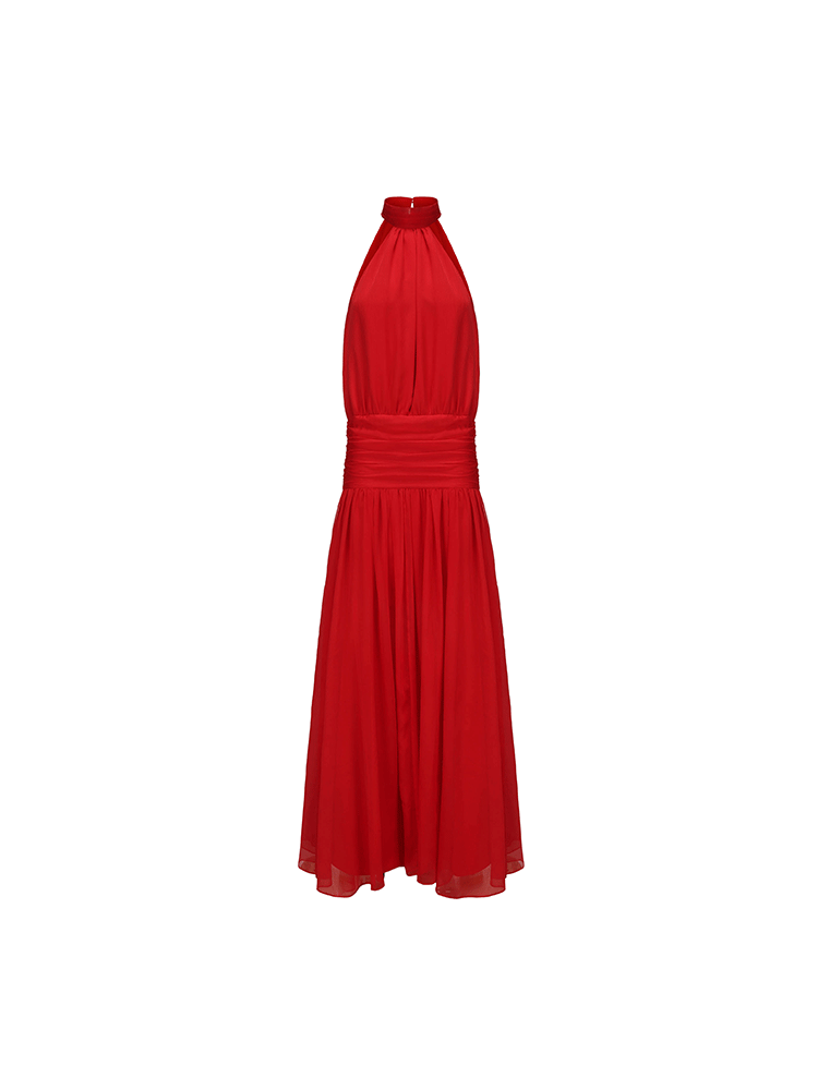 ATELIER MISS LU Flowy Multi-layered Low-Waisted Gown Long Skirt - MILDRED..