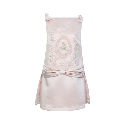 FAME beaded piping embroidered dress - YASMIN