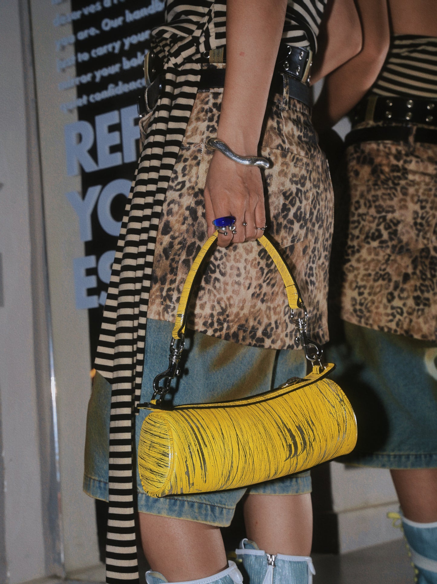 IUBALLET cyber cylinder underarm women's high-end leather handbag - SLATH.