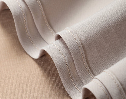 WANGXO Satin Reverie U-Neck Top & Slip Sundress Set - LUMEN.