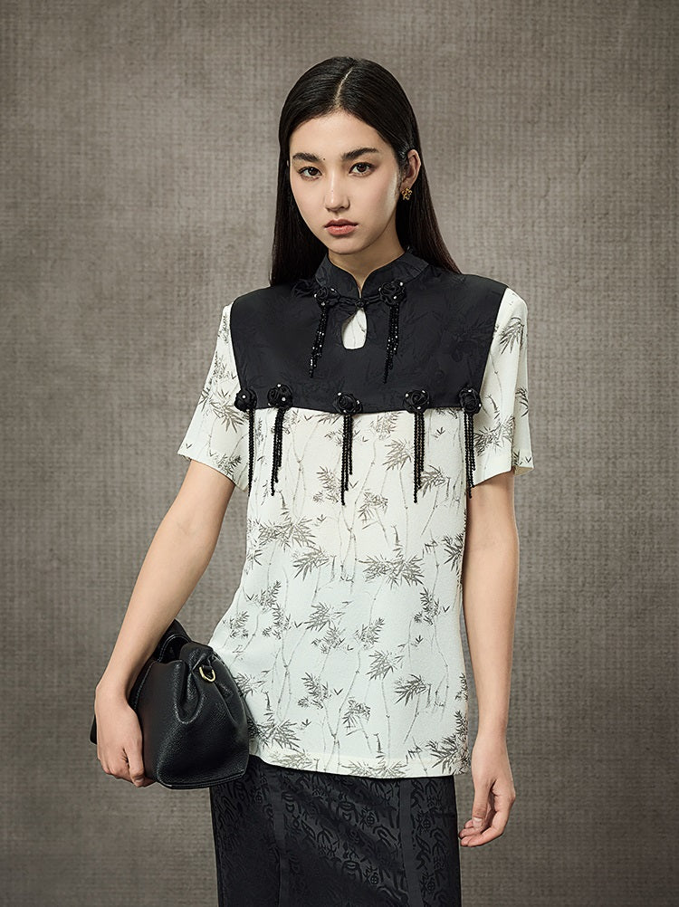 HECO Drop Neck Knitted Short Sleeve T-shirt - James.