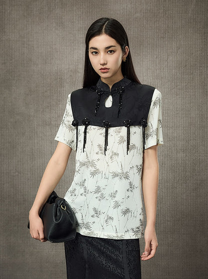 HECO Drop Neck Knitted Short Sleeve T-shirt - James.