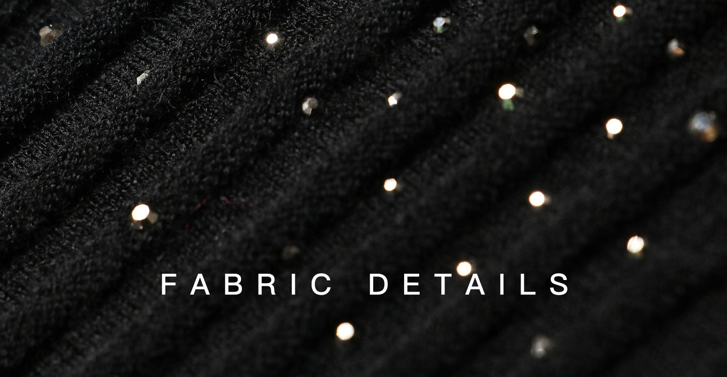 WANGXO | Worsted Wool with 3D Pit Stripes Openwork Diamond Detail Knitwear -ENYA.