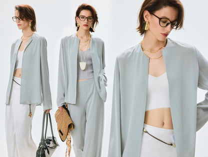 ANNASPEAK  light and cool jacket trousers high-end set-MAC.