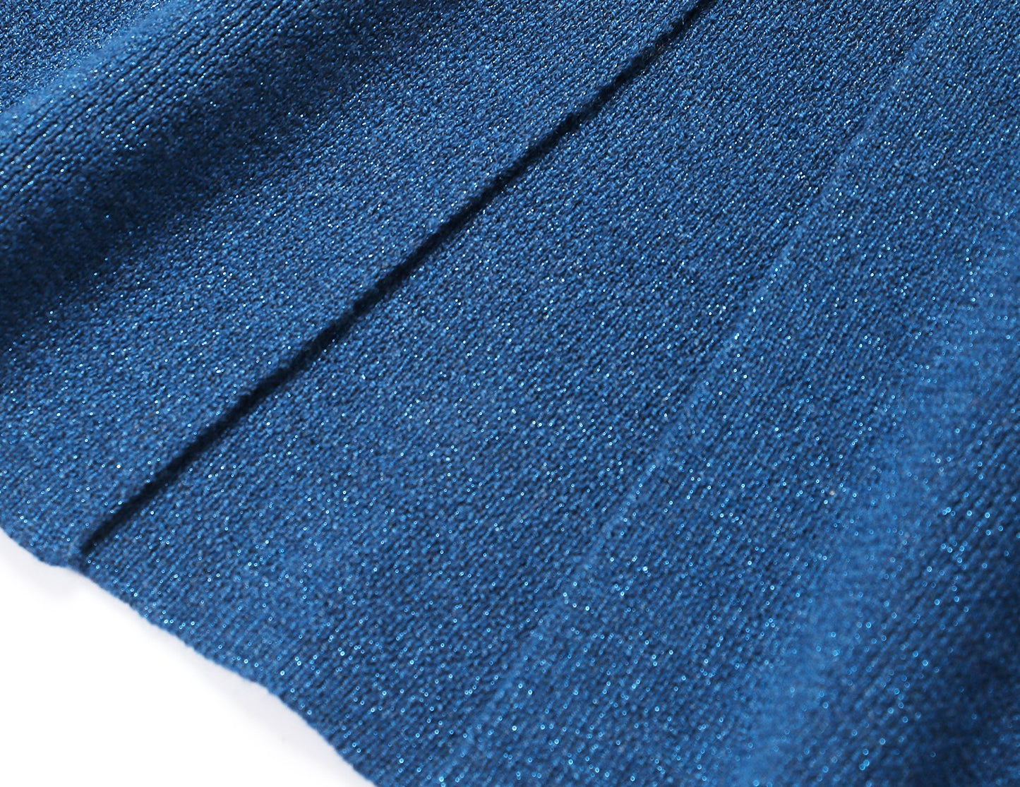 WANGXO | Water Drop Collar with Sequin Inlay Ruffle Hem Top & Skirt Set-VANA.