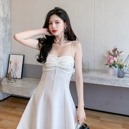 DOLLY High End Sleeveless Backless High Slim Waist Sexy Short Birthday Dress-LOLRA