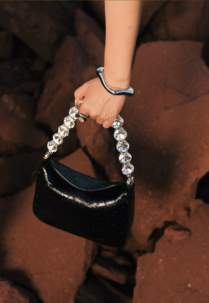 IUBALLET Pinched Light Man Diamond Chain Armpit Bag - GRANT.