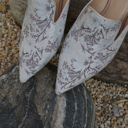 B-FEI sequin French pointed toe women's mules-TAKA.
