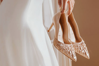 PJJUU champagne colored stiletto heels - BOND.