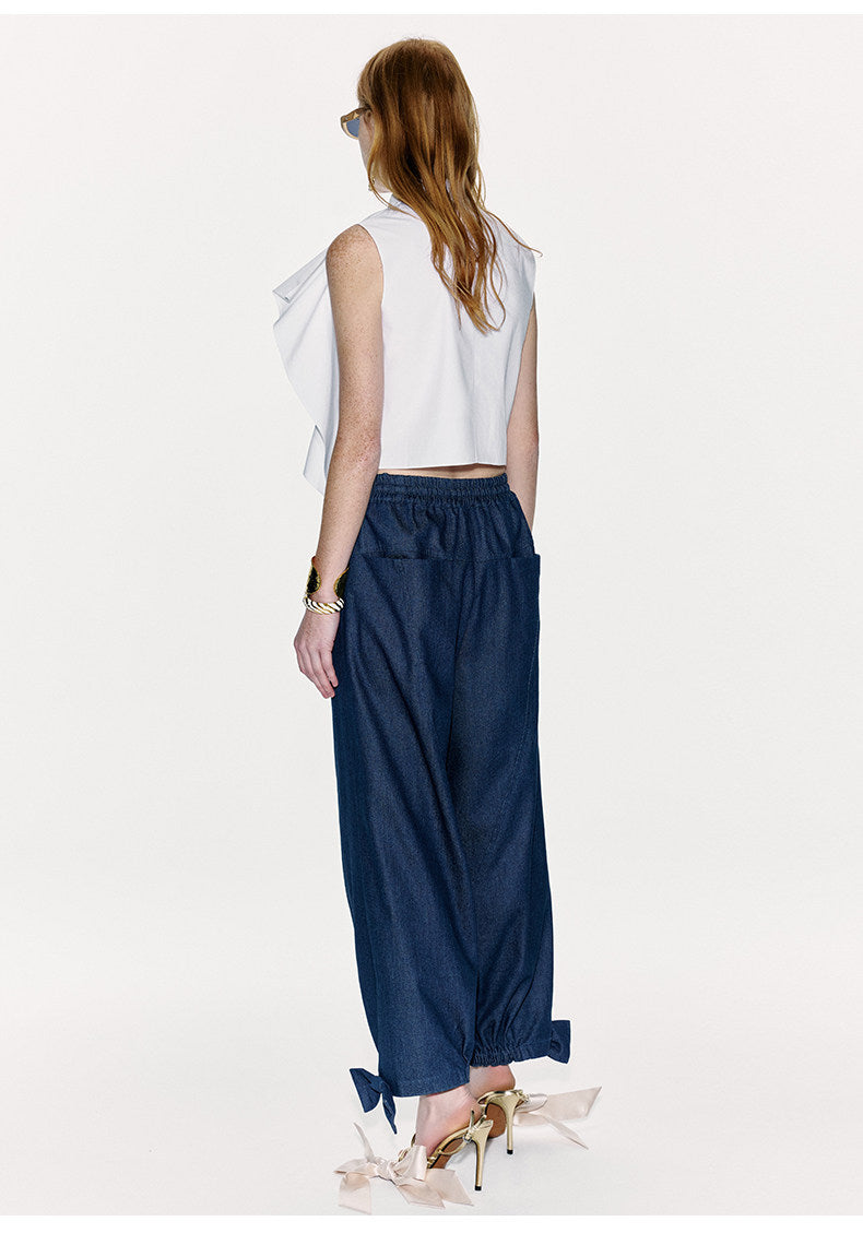 ATELIER MISS LU Three-dimensional Sleeveless Top - MORGAN.