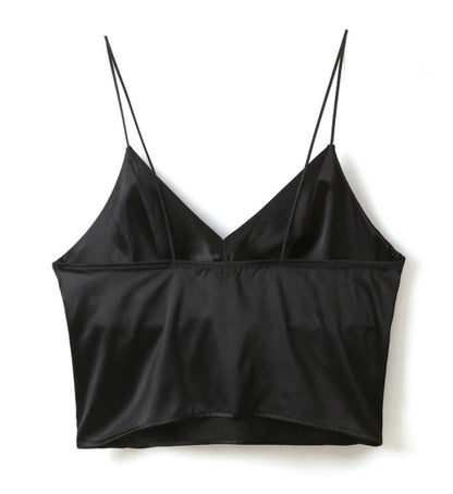 PIAOIN Luxury Silk Satin Bra Thin Strap-EVE