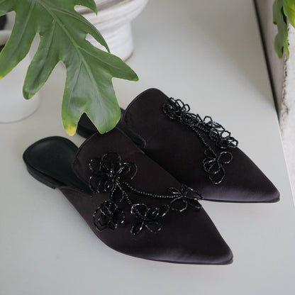 B-FEI beaded mules new Chinese style slippers-MOTO.