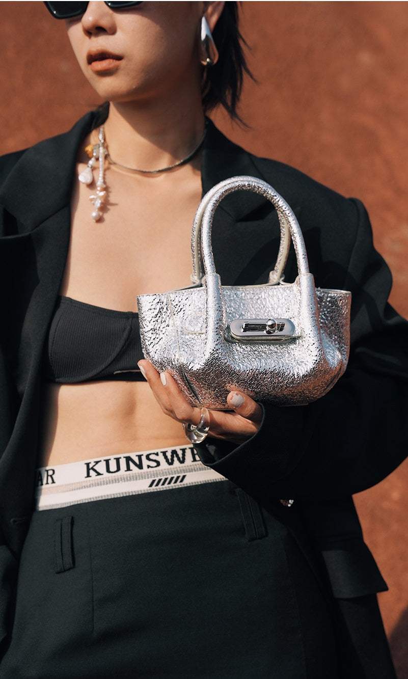 IUBALLET Leather Mini Bucket Bag - PEOPLE.