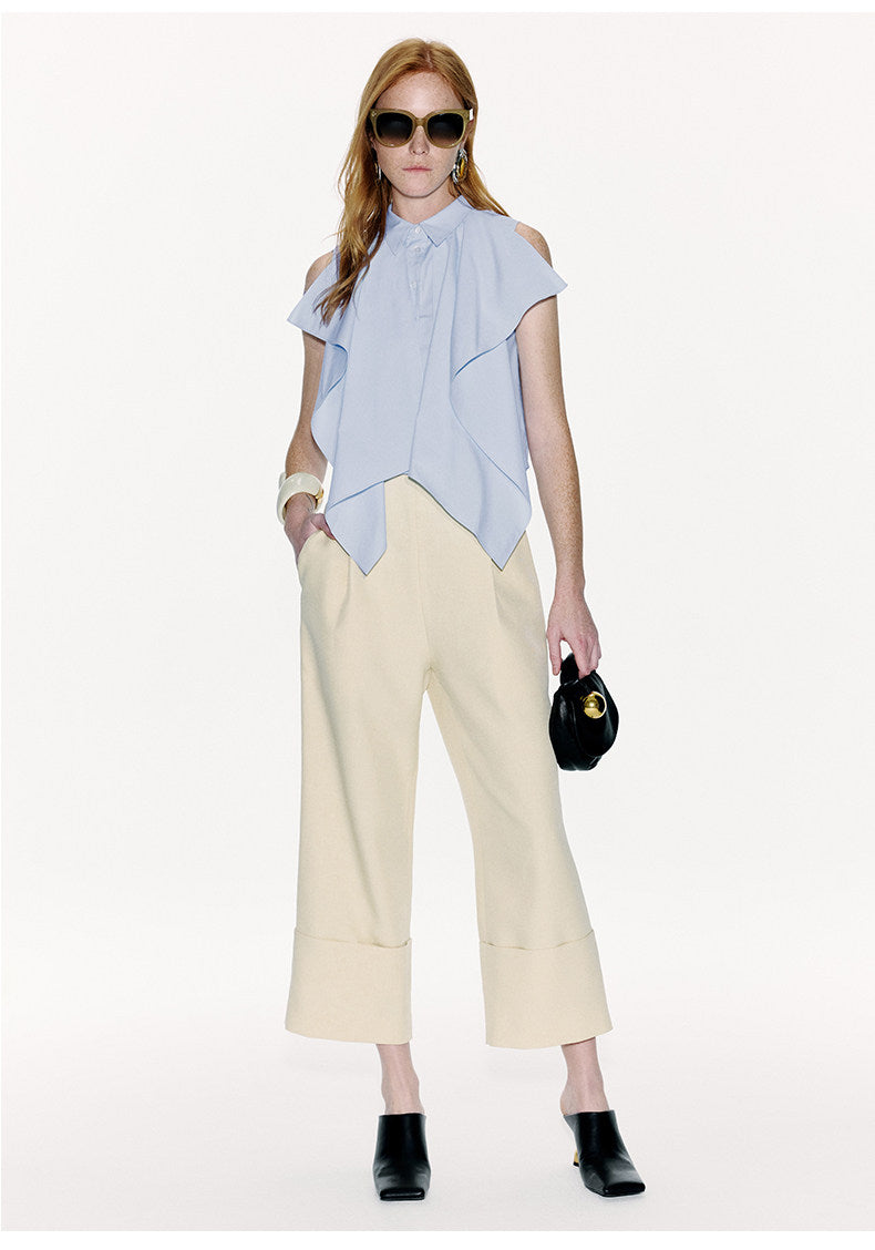 ATELIER MISS LUThree-dimensional Sleeveless Shirt - CHANNEL.