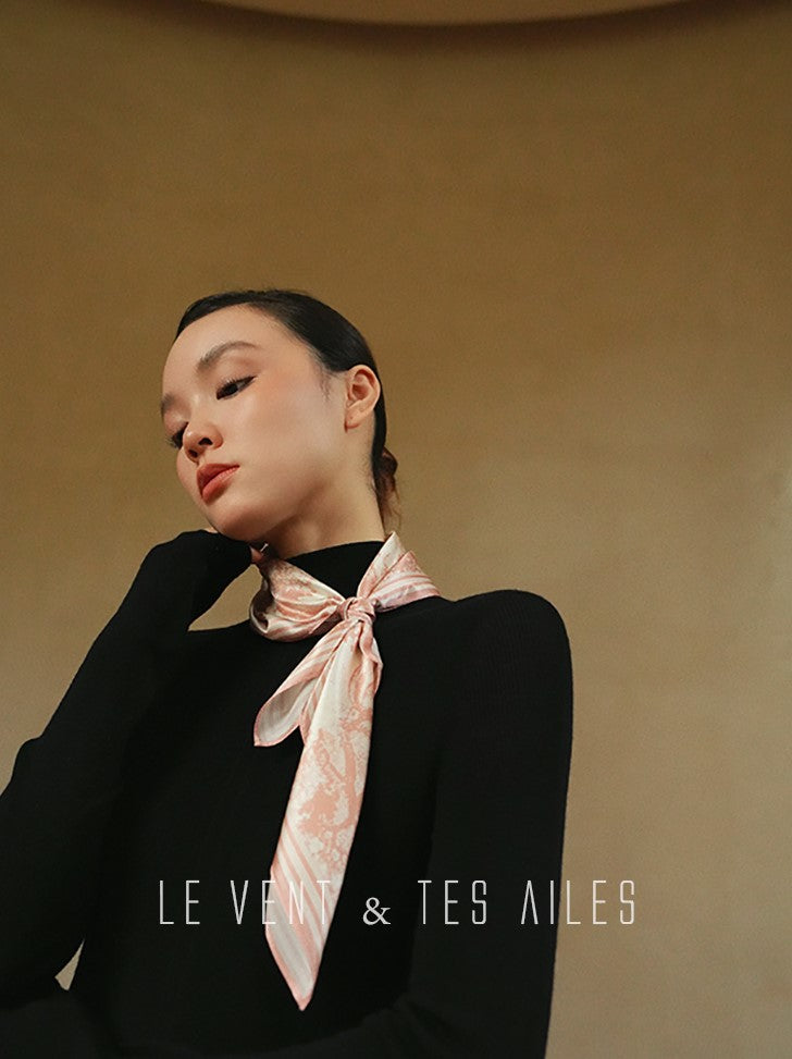 LE VENT&TES AILES seamless Yangtze yarn wool high-neck knit turtle neck-FEY