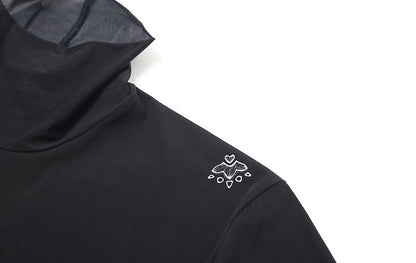 ZHUCHONGYUN black high-neck long sleeve top-HATAKE.