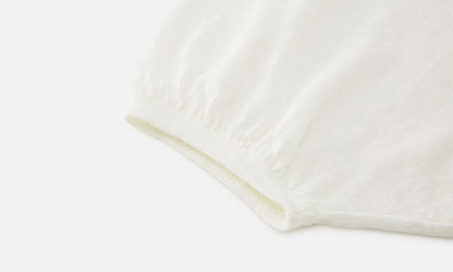 ZHUCHONGYUN pile-pleated knitted long-sleeved top- BATTER.