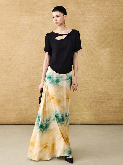 HECO Chinese style hollow fringe disc buckle short top - MASTER.