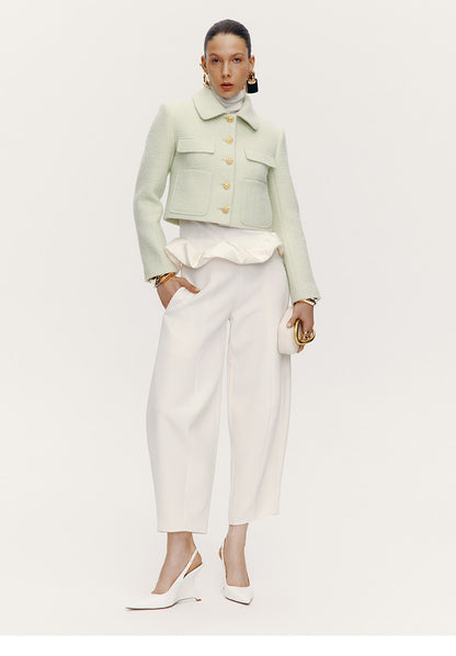 ATELIER MISS LU [After the Drama] New Artistic Scimitar Silhouette Pants - GRAT.