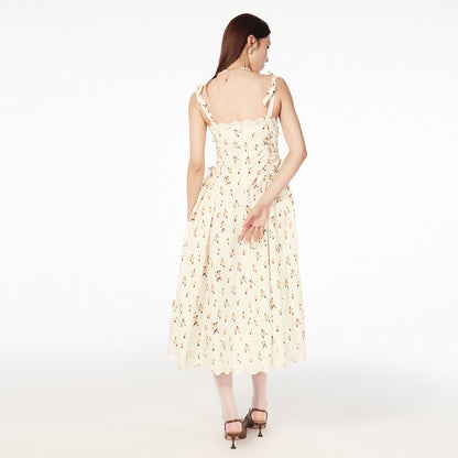 FAME wave pastoral style floral slip dress - ASTA