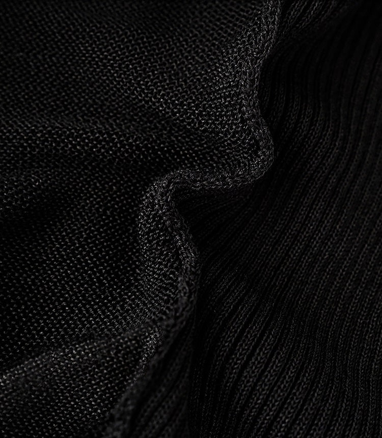 HECO Chinese comfortable neck sleeveless knitted T-shirt - QUEEN.