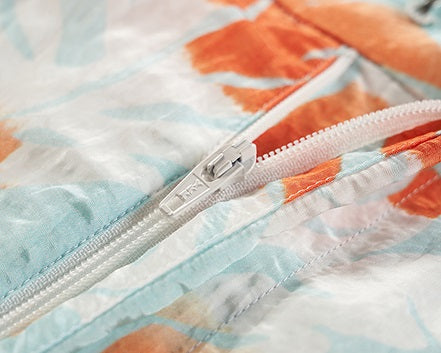 COMME MOI Lv Yan designer summer fashion casual resort style printed shorts - AMELIA.