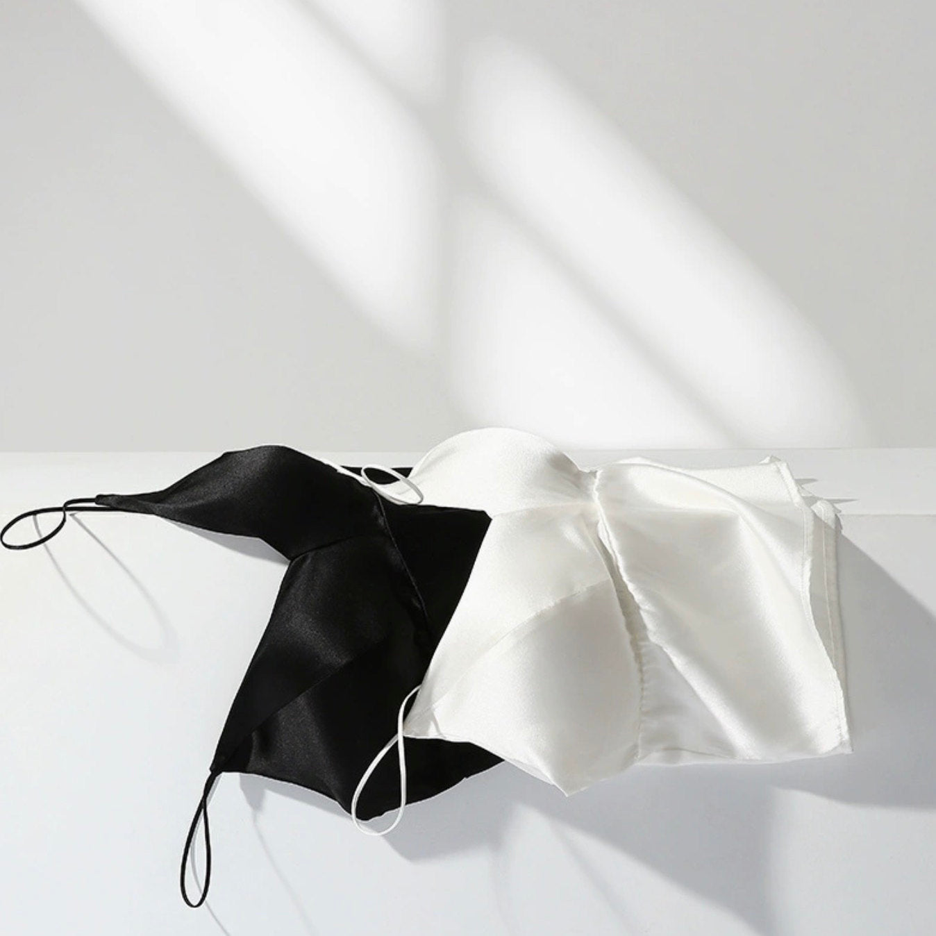 PIAOIN Luxury Silk Satin Bra Thin Strap-EVE