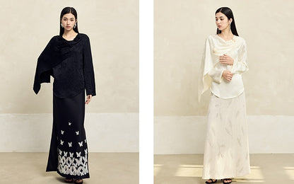 HECO Acetate texture Handmade Rose Top Women - DARK.