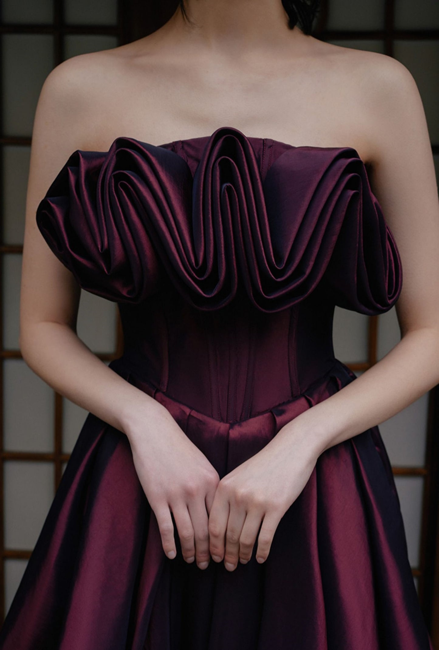 Goudin Dress, high-end, light luxury, niche bandeau dress - take