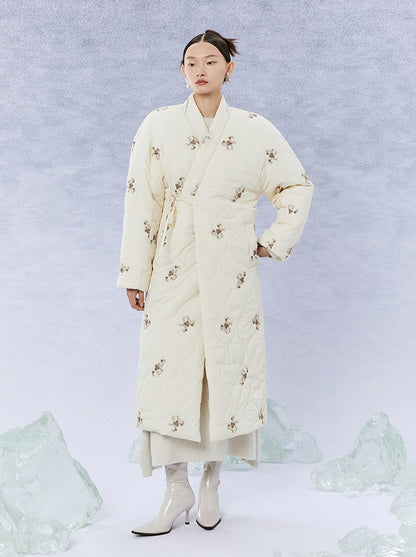 HECO Winter Warm Raccoon Fleece Wool Knitwear Sweater Women - side.