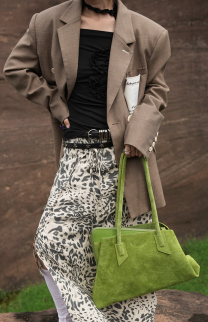 IUBALLET Free Growth: New large-capacity tote leather shoulder bag - MUSIC.