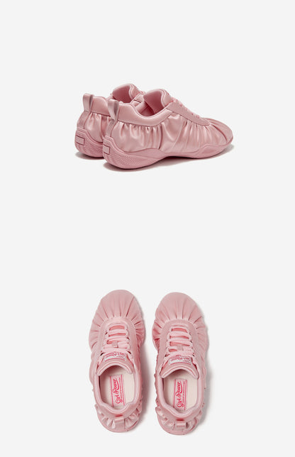SHOESZOOO Pleated silk cloth casual shoes  - LUKE.