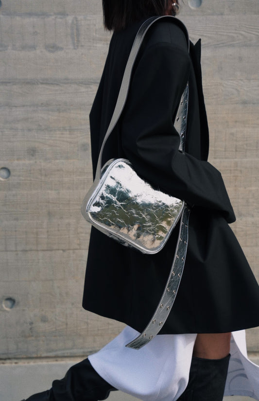 IUBALLET Small Leather Square Bag- GRACE.