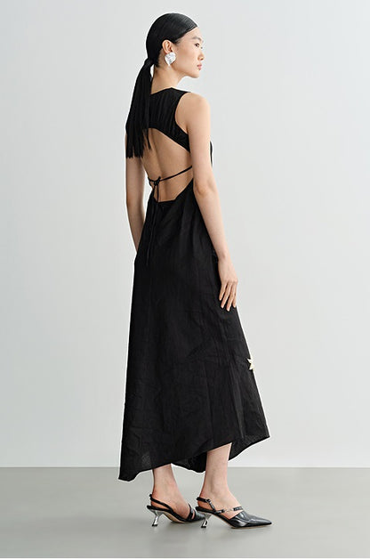 COMME MOI summer shell beaded sleeveless dress -  PUPPY.