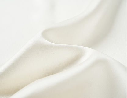 COMME MOI Lv Yan designer summer slanted lace top off-the-shoulder light shirt pants - ROMEO.