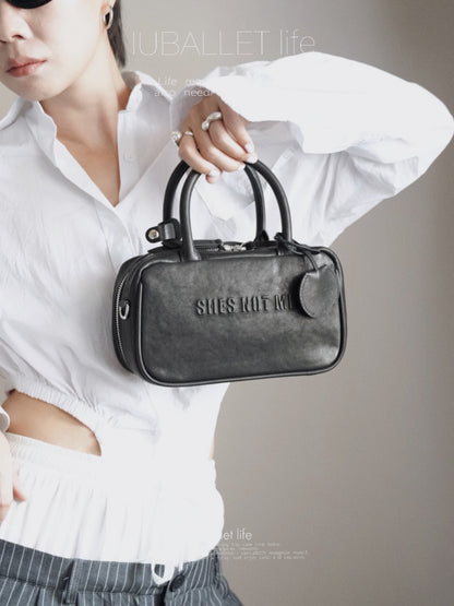 IUBALLET Vegetable-Tanned Leather Vintage Handbag - EARTH.