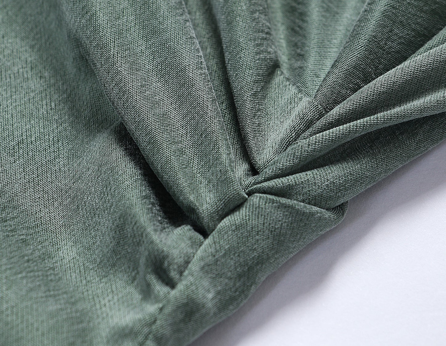 WANGXO | Luxe Cupro Maxi Sleeveless Drape Dress -ISOLINA.