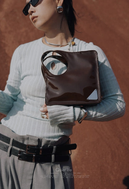 IUBALLET Cowhide Mini Geometric Bag - LIFTED.