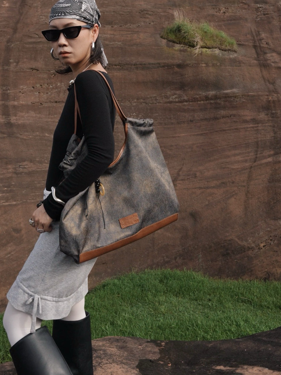 IUBALLET New Lace One Shoulder Crossbody Large Capacity Tote Bag - TREASURE.