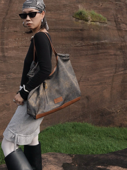 IUBALLET New Lace One Shoulder Crossbody Large Capacity Tote Bag - TREASURE.