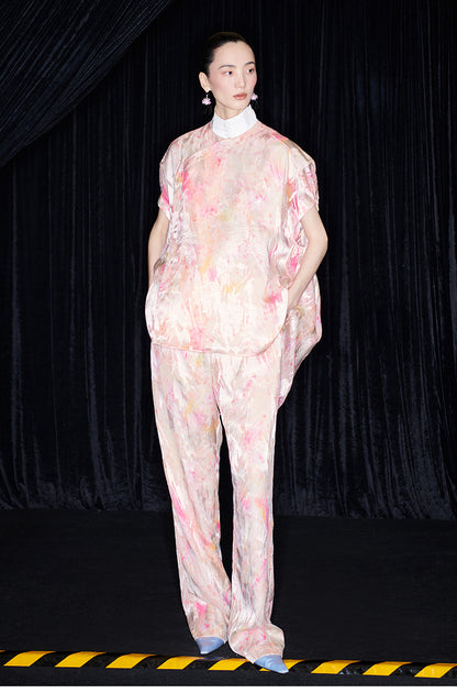 M essential Mackay designer Iridescent jacket with a short-sleeved placket - SANS.