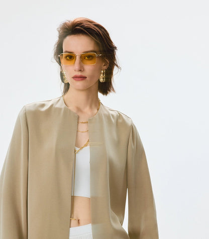 ANNASPEAK  light and cool jacket trousers high-end set-MAC.