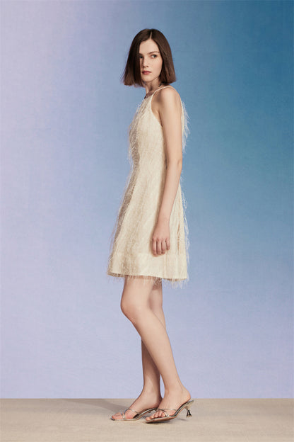 PURITY Feather Fluttering Light flowers, camisole dress- Amana
