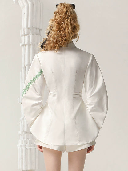 CHECOCRE Stubble French Girly Rose Mid-length Design Top - ELAINE