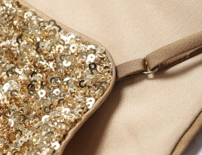 WANGXO | Sequin Knit Pure Hand-Pressed Seams Camisole -LINA.