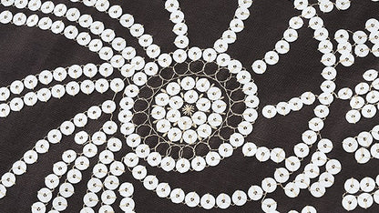 ZHUCHONGYUN heavy beaded embroidered linen vest-SNAIL.